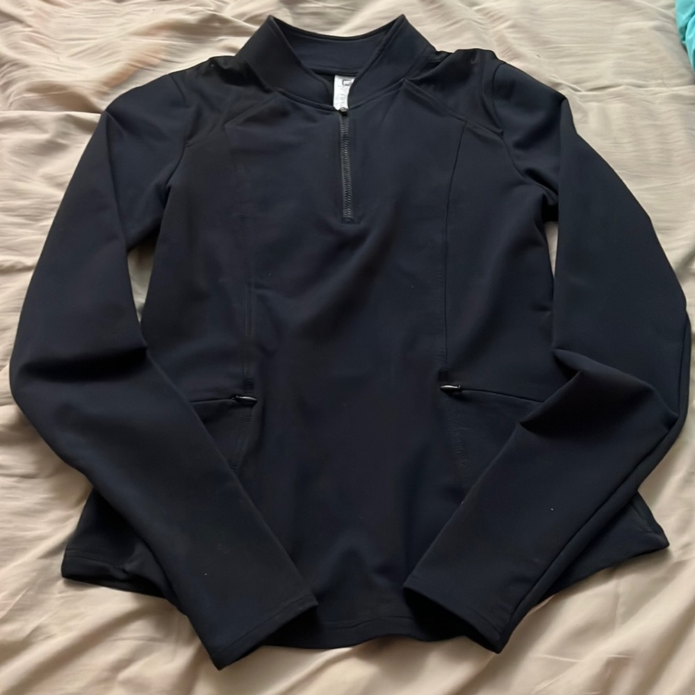 Fabletics Quarter Zip Track Jacket - image 1